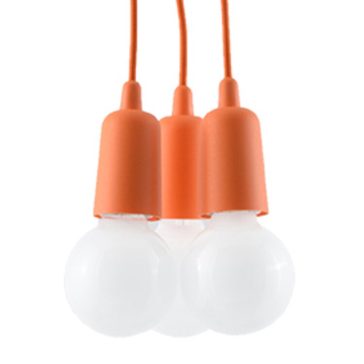 Hängeleuchte LUMA 3 orange