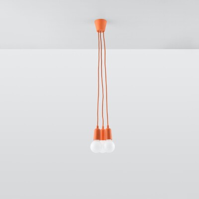 Hängeleuchte LUMA 3 orange