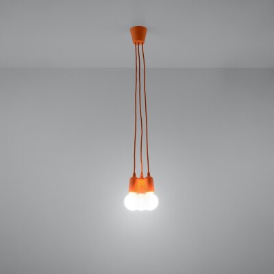 Hängeleuchte LUMA 3 orange
