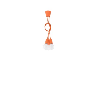 Hängeleuchte LUMA 3 orange