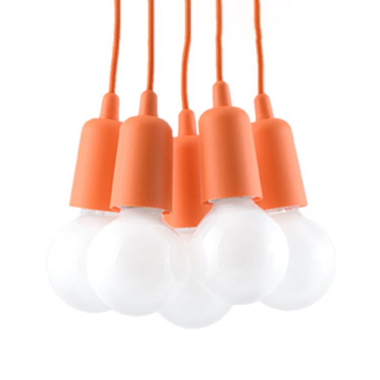 Hängeleuchte LUMA 5 orange