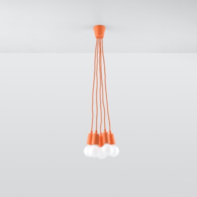 Hängeleuchte LUMA 5 orange