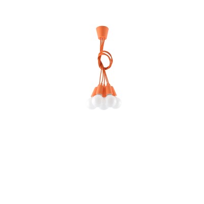 Hängeleuchte LUMA 5 orange