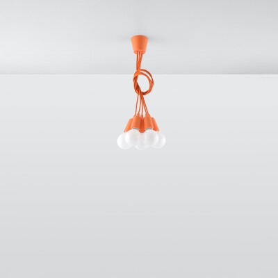 Hängeleuchte LUMA 5 orange