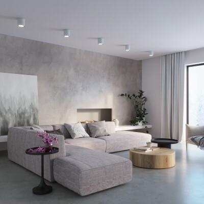 Deckenleuchte VELD Beton