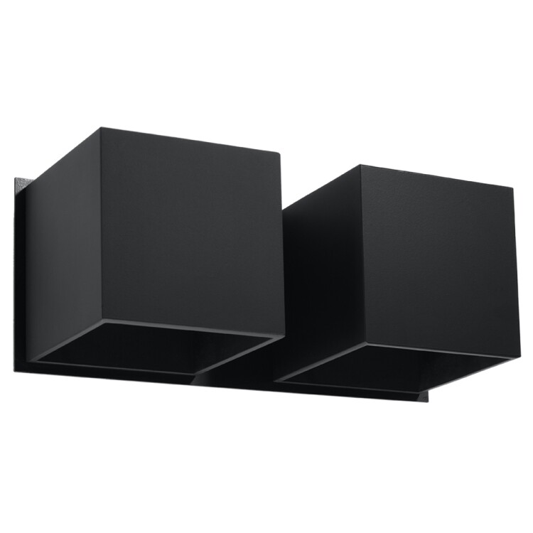 Wandleuchte ZUNZ 2 schwarz