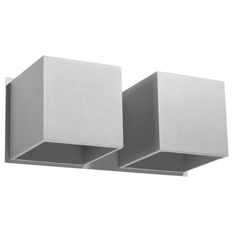 Wandleuchte ZUNZ 2 grau