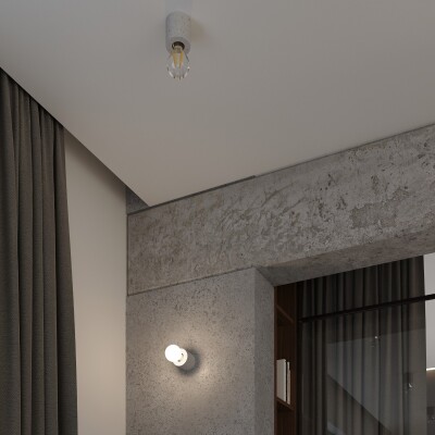 Deckenleuchte LUNE Beton
