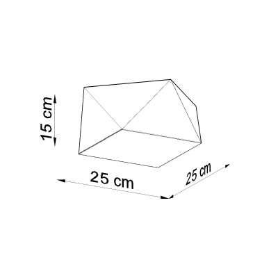 Deckenleuchte SARI 25 silber