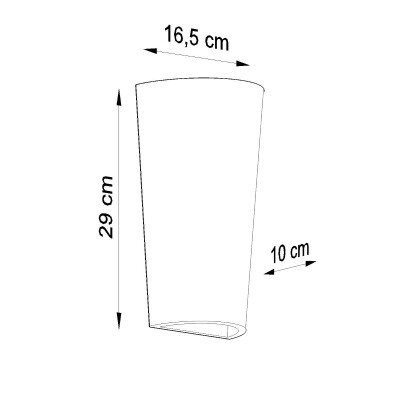 Wandleuchte Keramik ZUNE