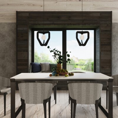 Hängeleuchte NOVYS schwarz