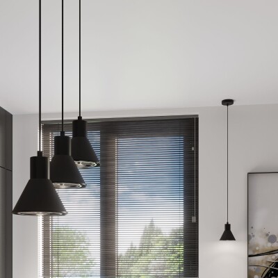 Hängeleuchte LIRY 1 schwarz [ES111]