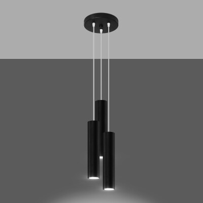 Hängeleuchte KILX 3P schwarz