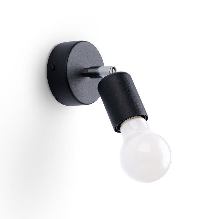 Wandleuchte SORX 1 schwarz