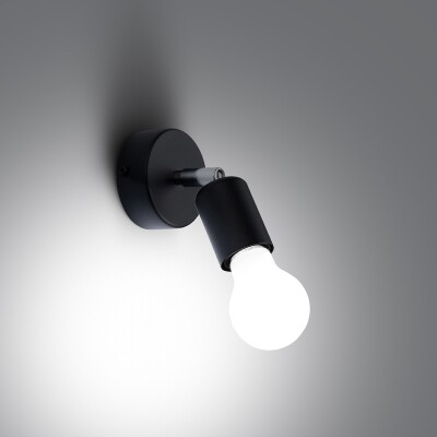 Wandleuchte SORX 1 schwarz