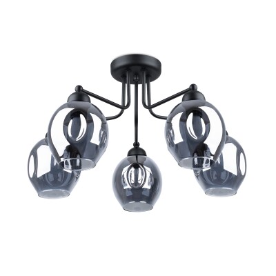 Kronleuchter ZARX 5 schwarz