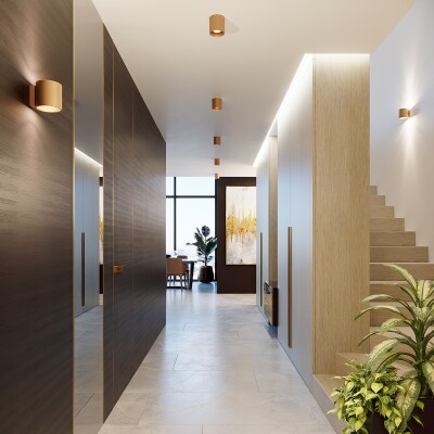 Deckenleuchte ZUND 1 golden