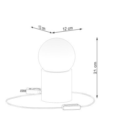 Tischlampe ALVY