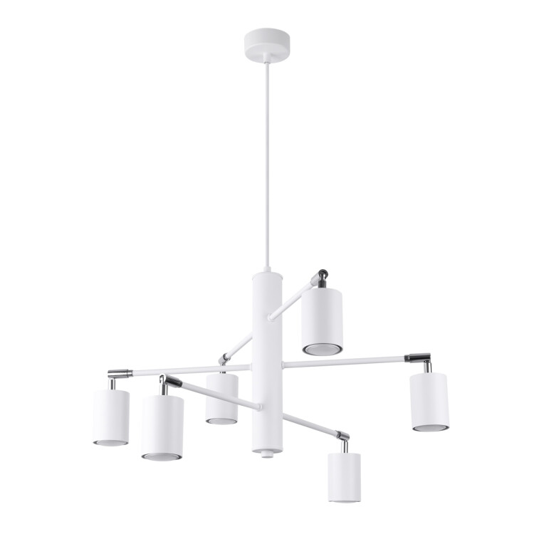 Kronleuchter ZENX 6 weiß