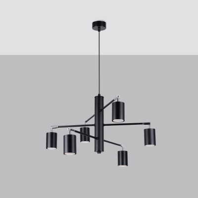 Kronleuchter ZENX 6 schwarz