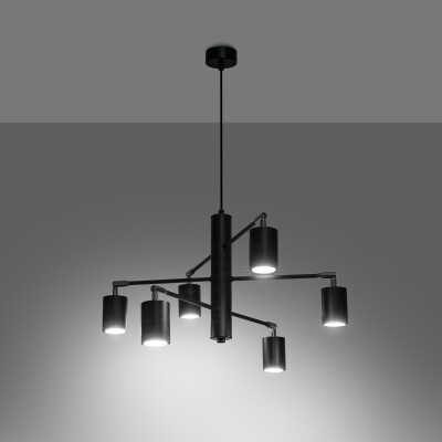 Kronleuchter ZENX 6 schwarz