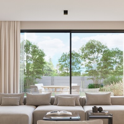 Deckenleuchte LINC  schwarz LED