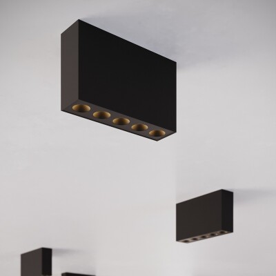 Deckenleuchte SORD schwarz LED