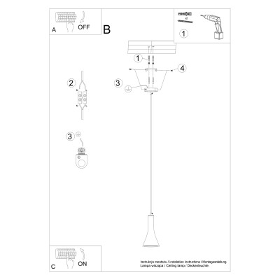 Pendelleuchten TIVE 1 beton