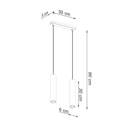 Pendelleuchten KILX 2 glanzgold