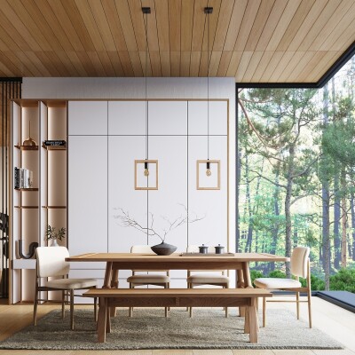 Pendelleuchte ALVE Naturholz