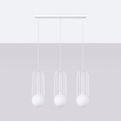 Pendelleuchte FIRZ 3L Weiß