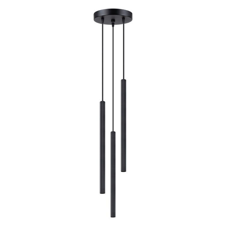 Pendelleuchte KIRX 3P Schwarz