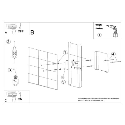 Wandlampe VELY Weiß
