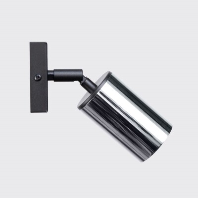 Wandlampe LUNY schwarz/chrom