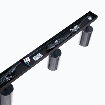 Deckenleuchte LUNY 4L schwarz/chrom