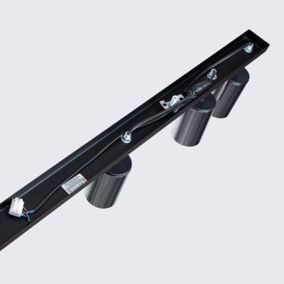 Deckenleuchte LUNY 6L schwarz/chrom