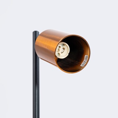 Tischlampe LUNY schwarz/kupfer