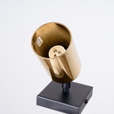 Wandlampe LUNY schwarz/gold