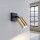Wandlampe LUNY schwarz/gold