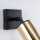 Wandlampe LUNY schwarz/gold