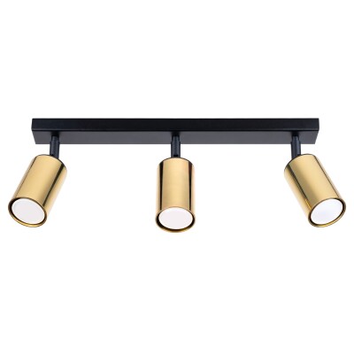 Deckenleuchte LUNY 3 schwarz/gold