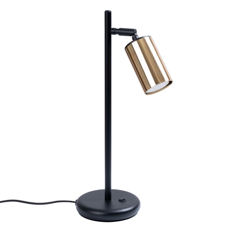 Tischlampe LUNY schwarz/gold