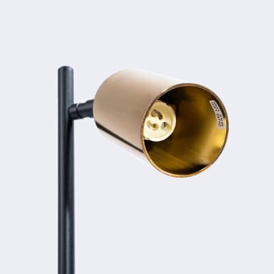 Tischlampe LUNY schwarz/gold