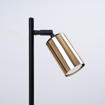 Tischlampe LUNY schwarz/gold