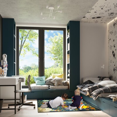 Kronleuchter KIRA 8 weiß