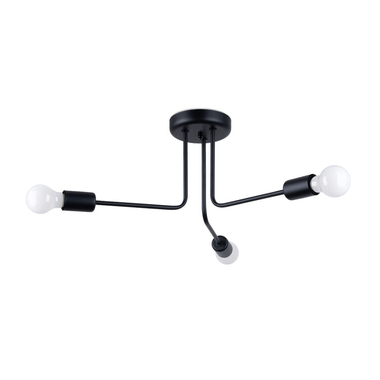 Kronleuchter ZUNY 3 schwarz
