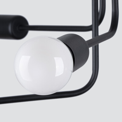 Kronleuchter ZUNY 6 schwarz