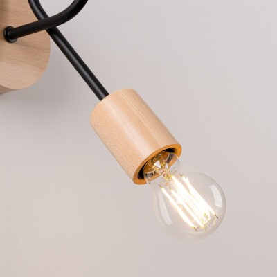 Wandlampe VILD Schwarz