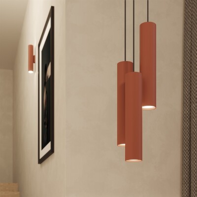 Pendelleuchte KILX 1 roter Ocker