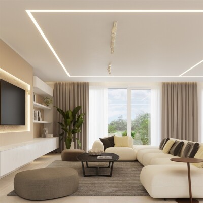 Deckenleuchte LIRA 2 beige